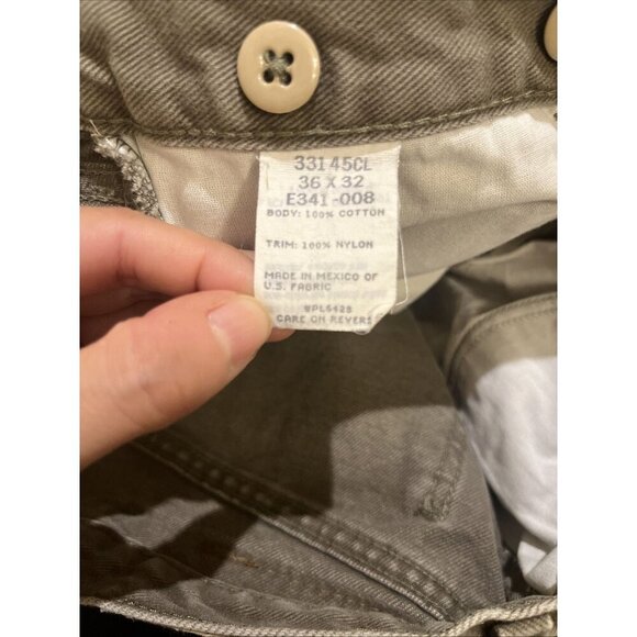 Vintage Wrangler Pants Men’s 36x32 Double Knees Rugged Gear Workwear Utility - Picture 5 of 12